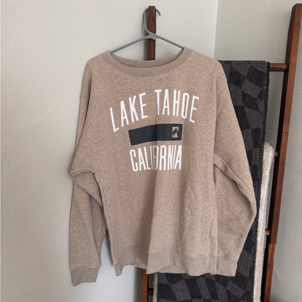 Lake Tahoe California Women's Brown Sweatshirt